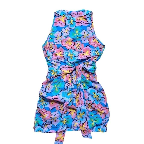 For Love & Lemons Tropical Floral Yasmin Mini Dress US S - Picture 7 of 12